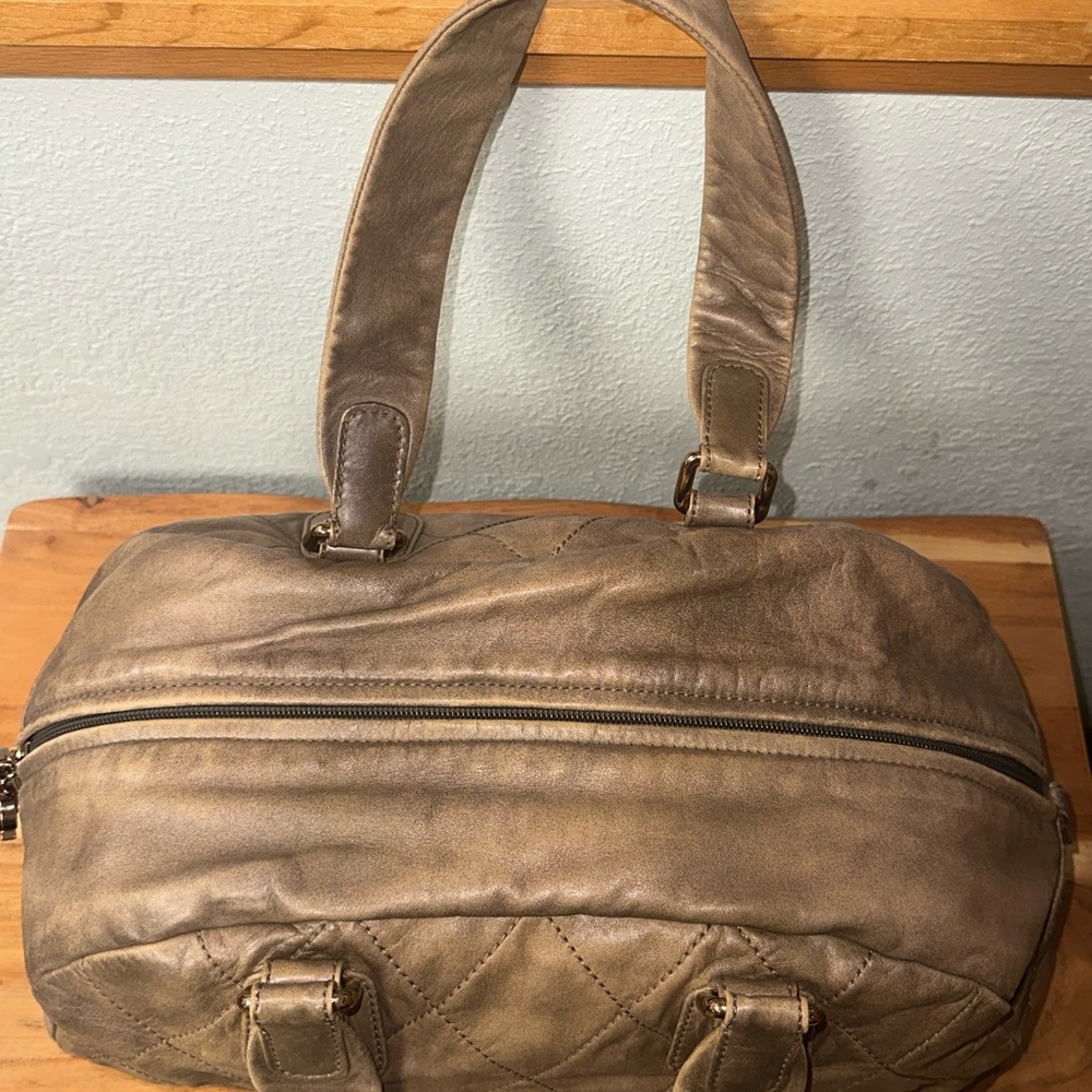 CHANEL Cloudy Bundle Bowler ❤️ Beige (Dirty Olive) - Picture 10 of 13